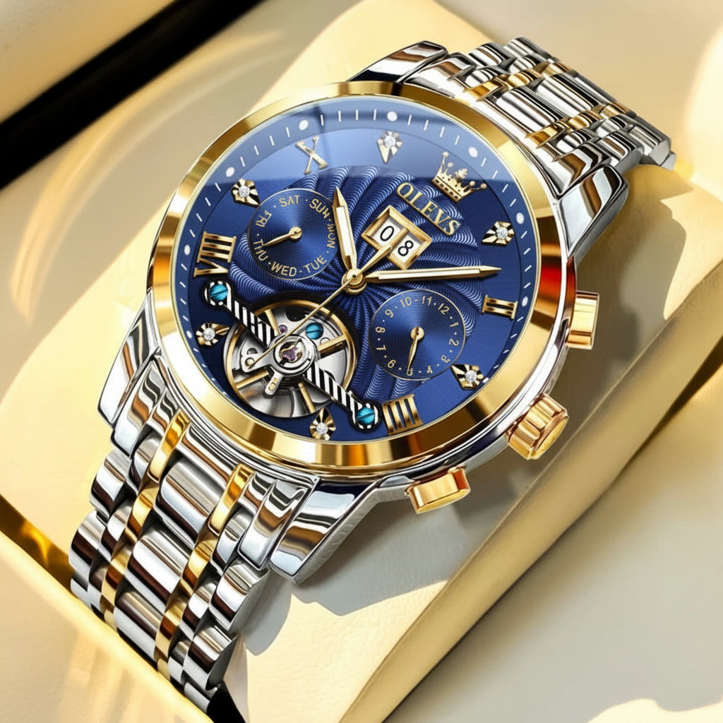 OLEVS 9910 Tourbillon Automatic Watch - OLEVS
