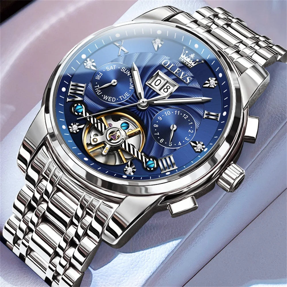 OLEVS 9910 Tourbillon Automatic Watch - OLEVS