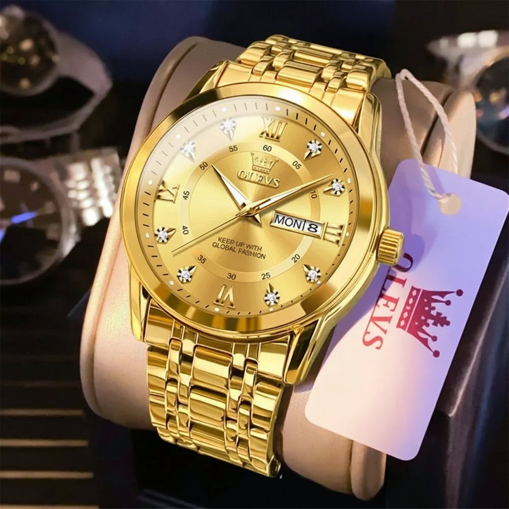 OLEVS 5513 Luxury Quartz Watch - OLEVS