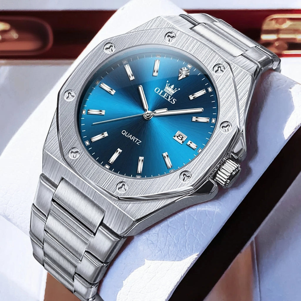OLEVS 3613 Gold Quartz Watch