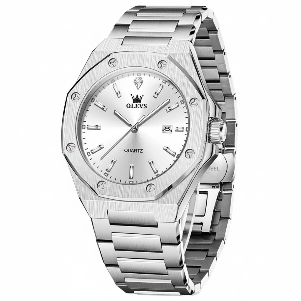 OLEVS 3613 Gold Quartz Watch