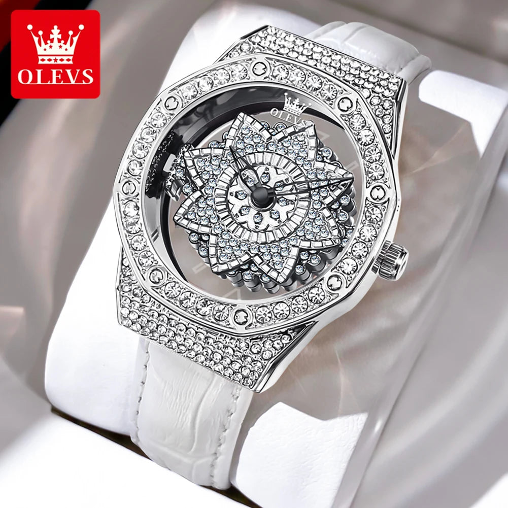 OLEVS 9996 Butterfly Luxury Quartz Watch For Women - OLEVS