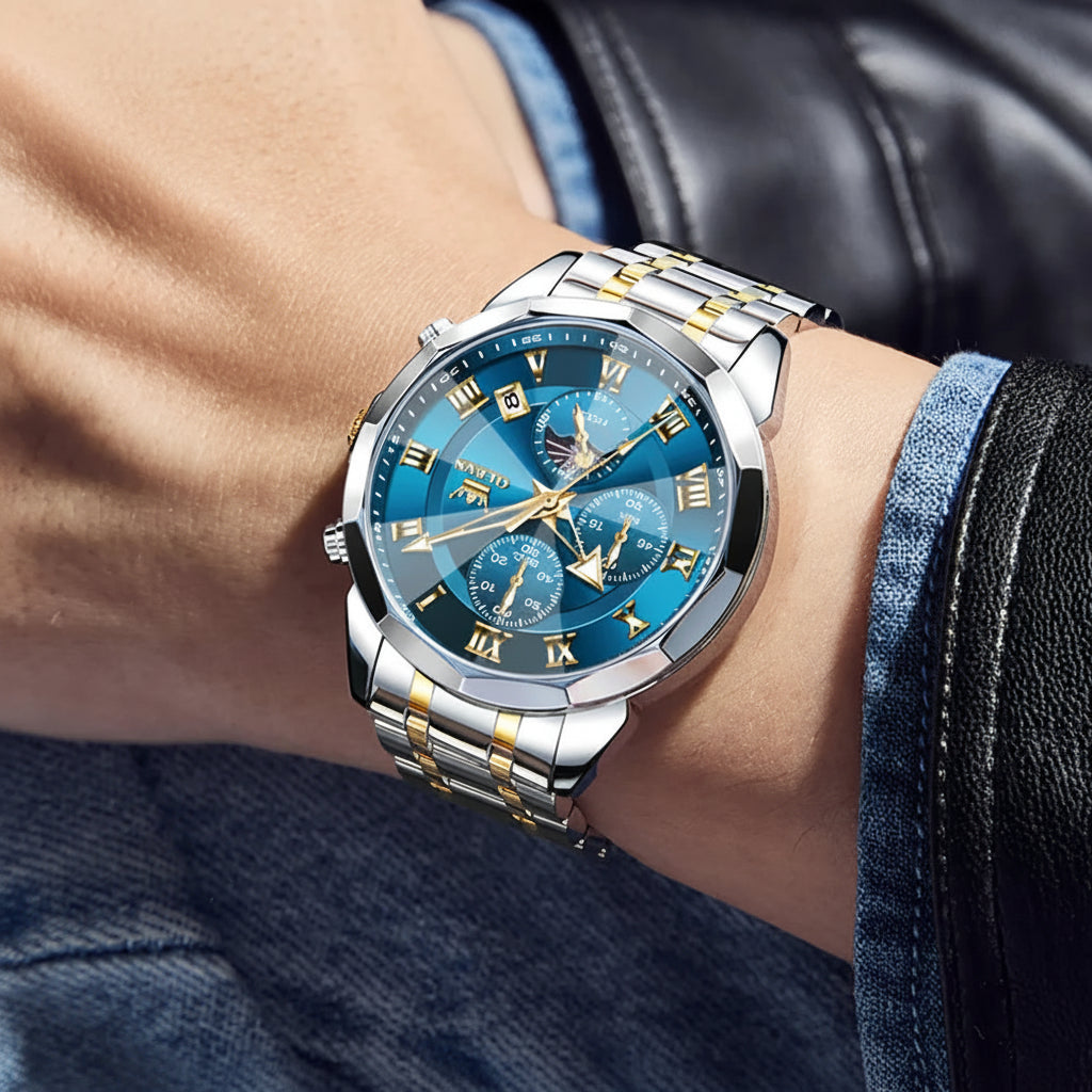 OLEVS 3675 Chronograph Rhombus Mirror - OLEVS