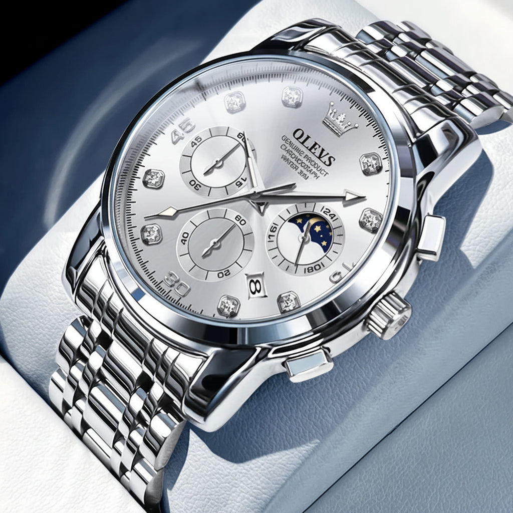 OLEVS 2889 Moon Phase Watch