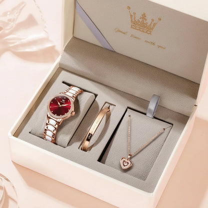 OLEVS 7001 Luxury Mechanical Ladies Watch - OLEVS