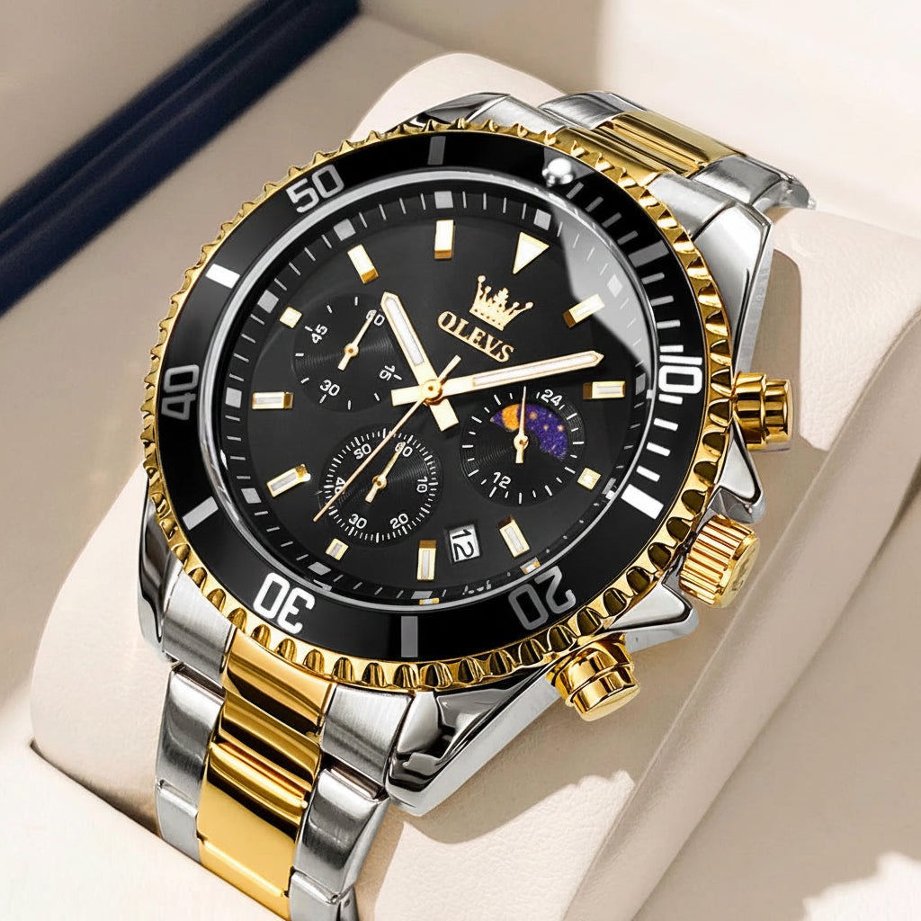 OLEVS 2870 Chronograph Quartz Mens Watch OLEVS