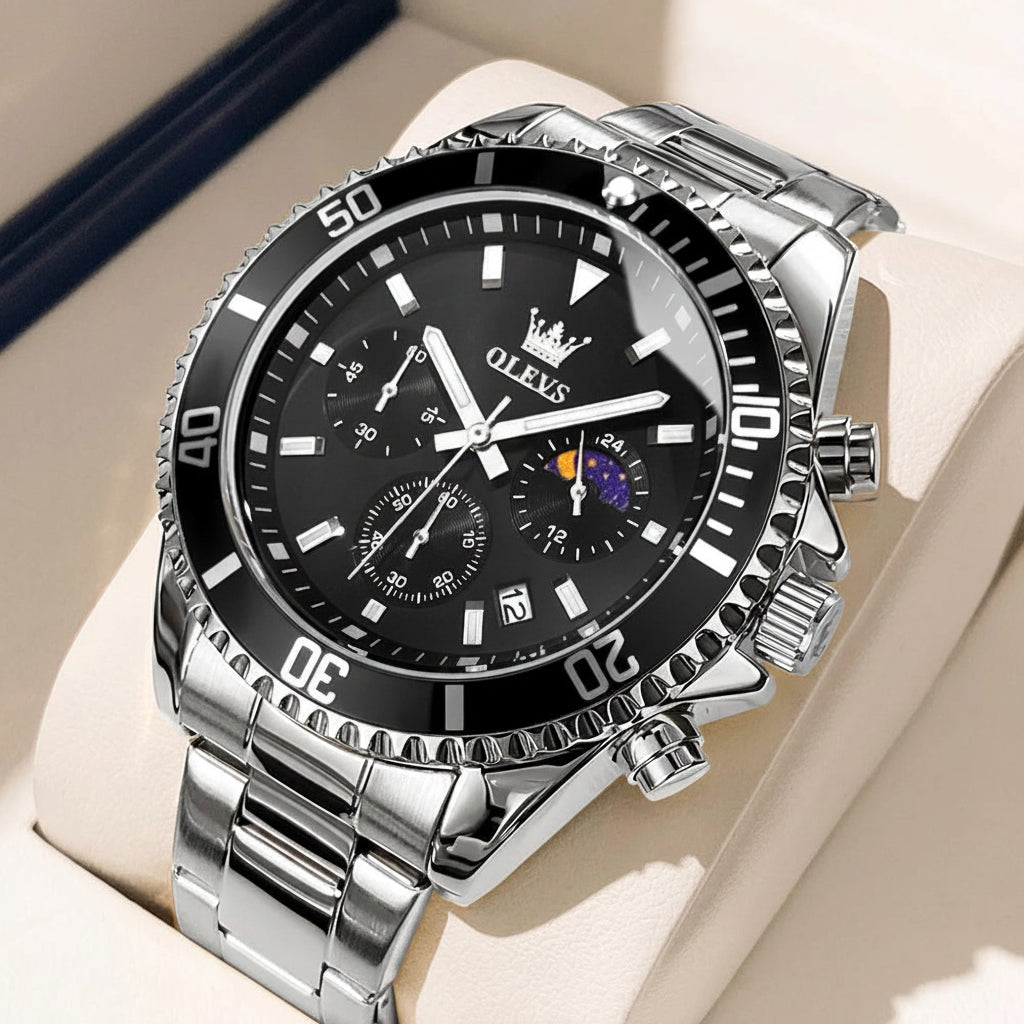 OLEVS 2870 Chronograph Quartz Mens Watch OLEVS
