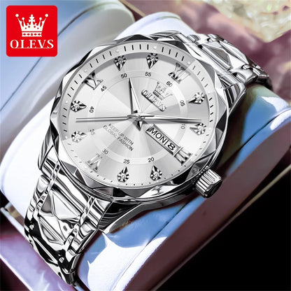 OLEVS 5609 Mens Watch Original Quartz - OLEVS