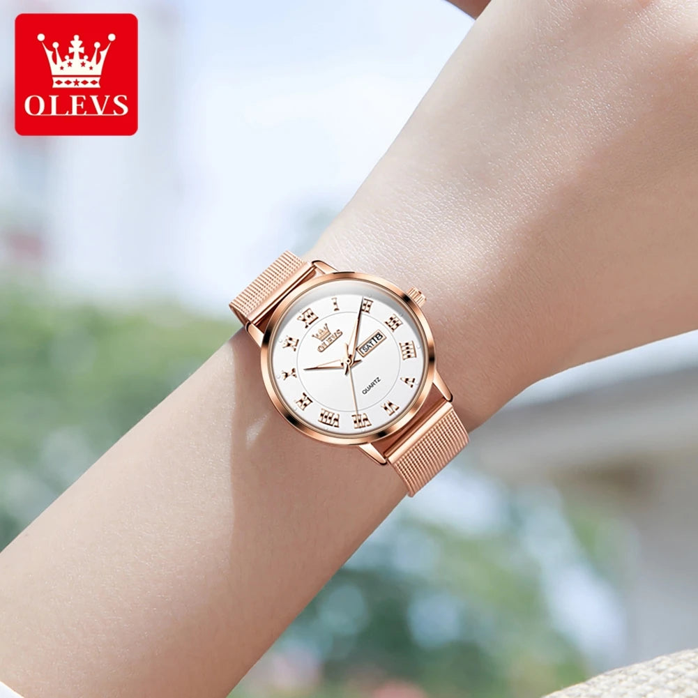 OLEVS 2920 Women's Watch Top Quality Stainless Steel - OLEVS