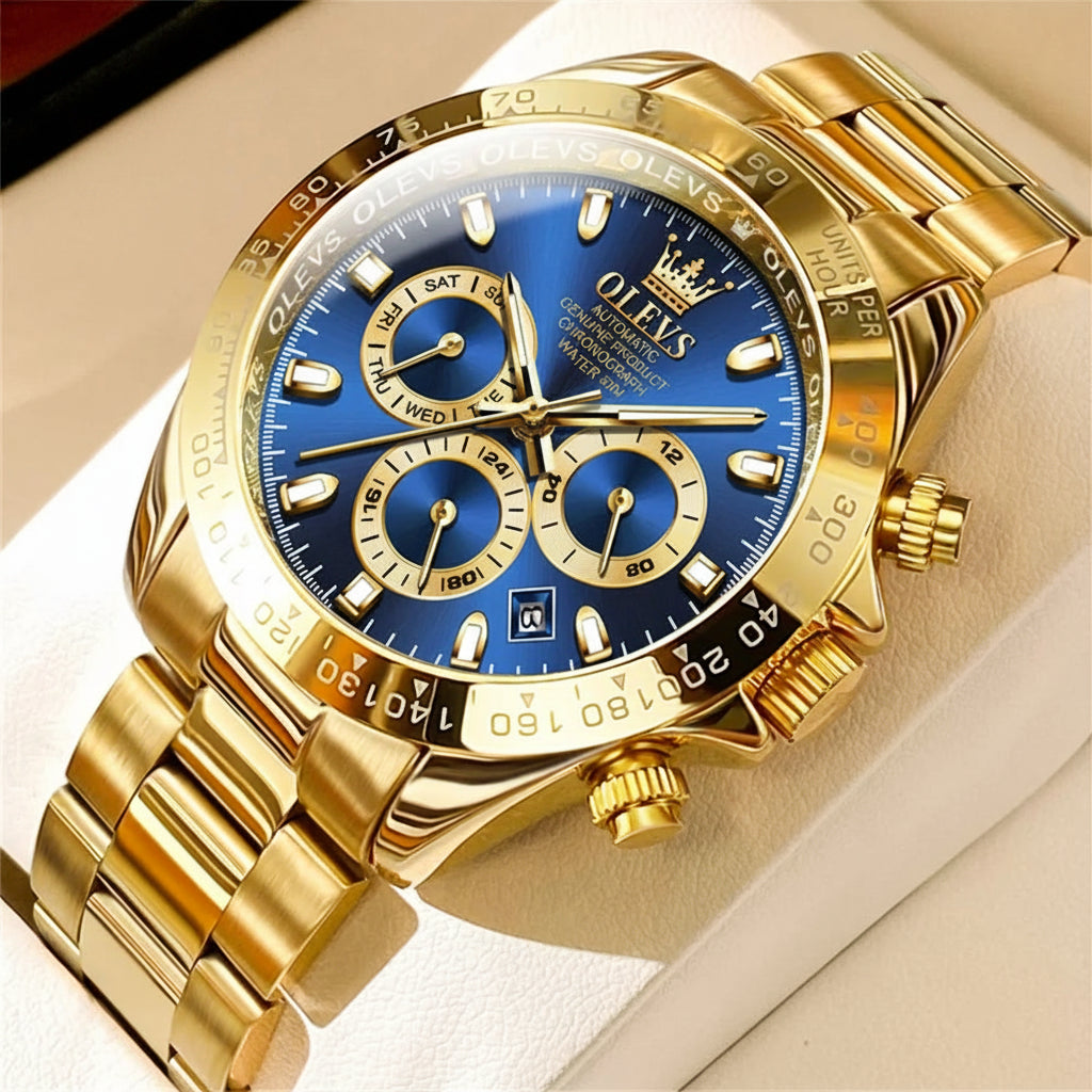 OLEVS 6638 Men's Automatic Mechanical Stainless Steel Watch OLEVS