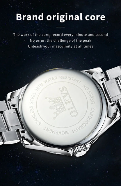 OELVS 5538 Chronograph Starry Sky - OLEVS