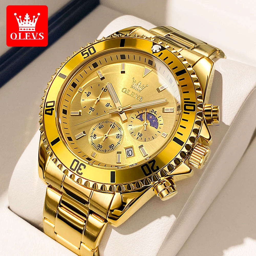 OLEVS 2870 Chronograph Quartz Mens Watch OLEVS