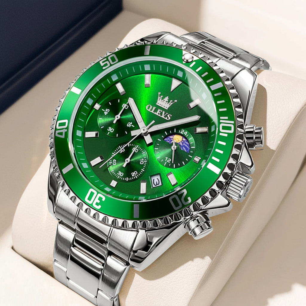 OLEVS 2870 Chronograph Quartz Mens Watch OLEVS