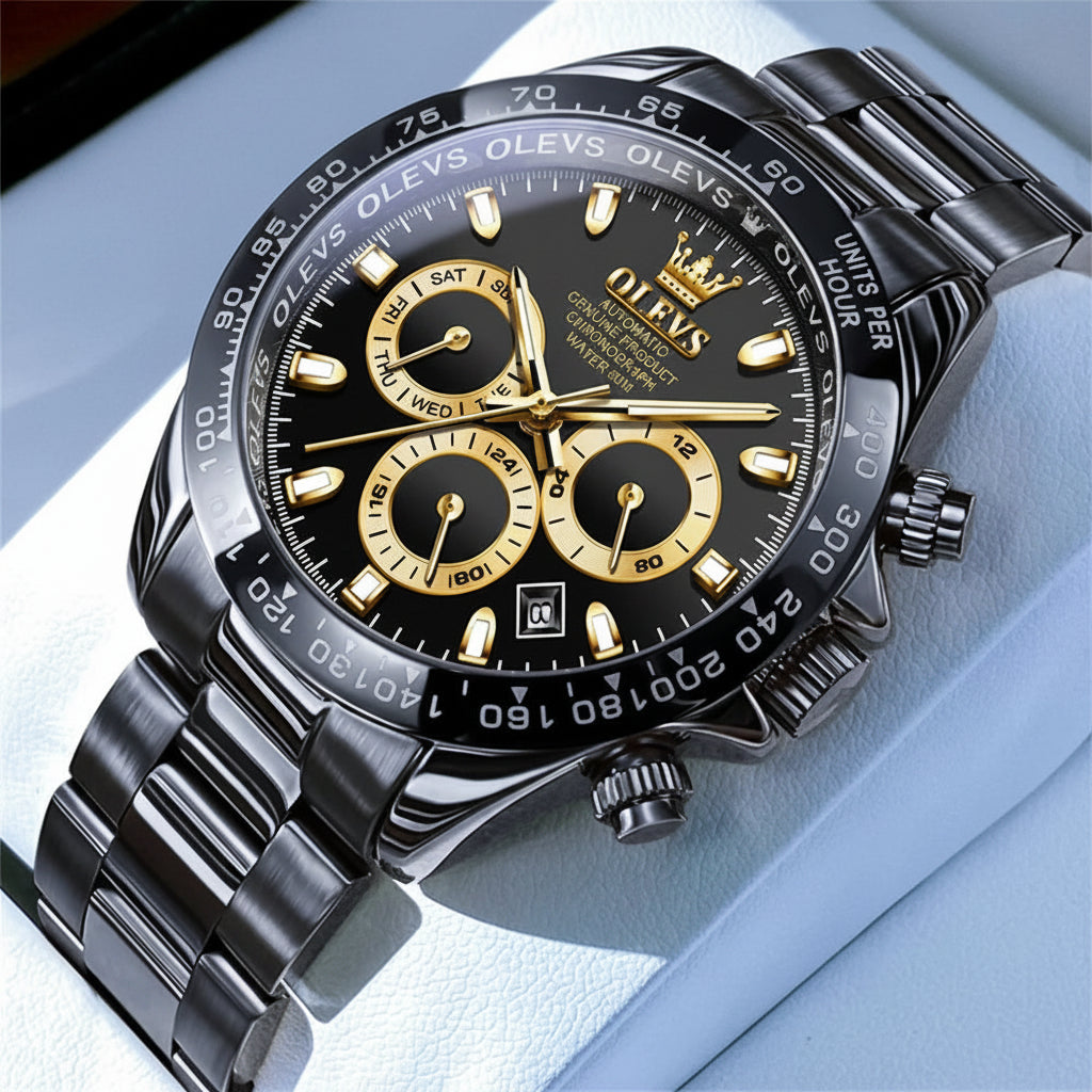 OLEVS 6638 Men's Automatic Mechanical Stainless Steel Watch OLEVS