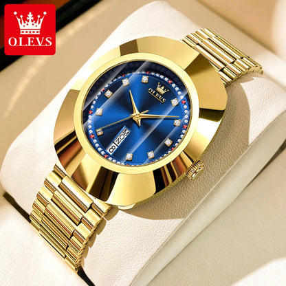 OLEVS 7017 Women's Luxury Diamond Accents Quartz Watch - OLEVS