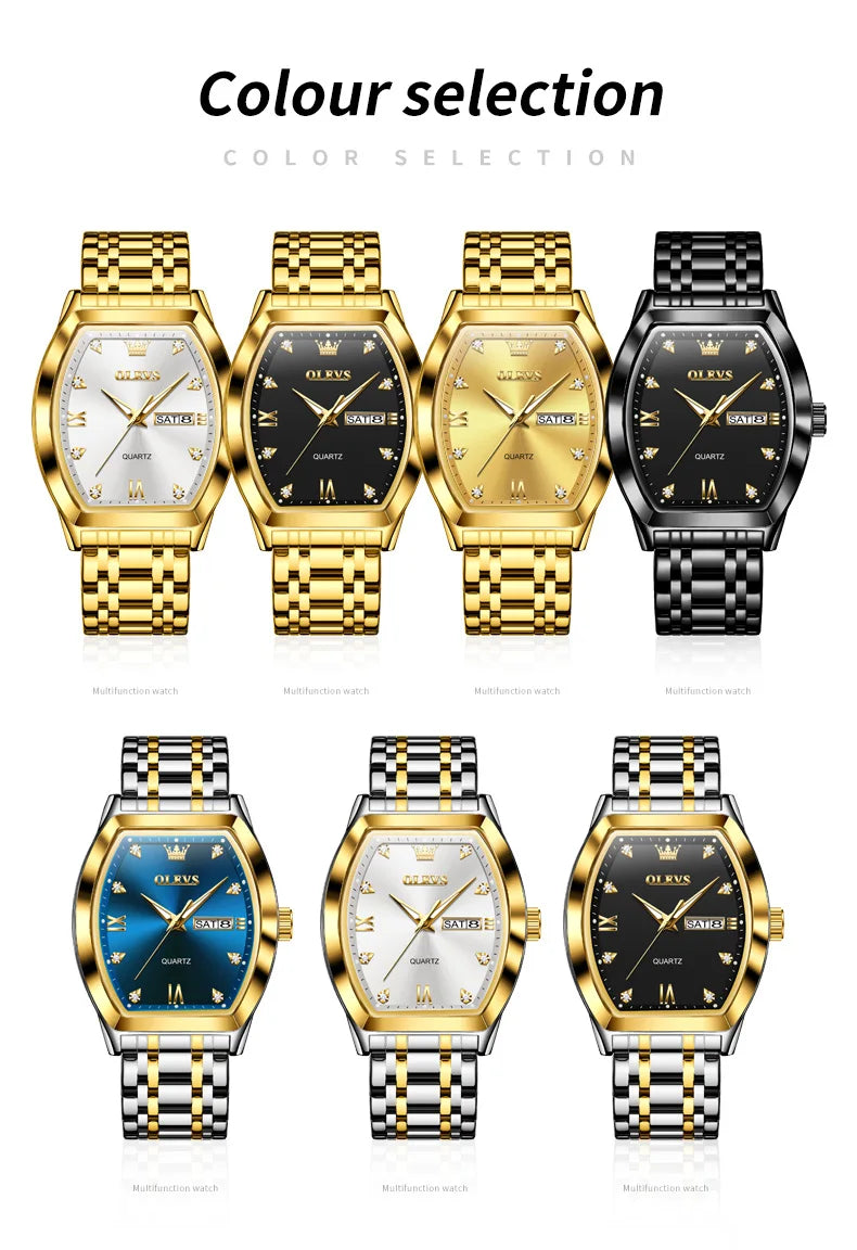 OLEVS 5528 Stainless Steel Watch - OLEVS