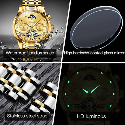 OLEVS 6617 Original Automatic Mechanical Watch - OLEVS