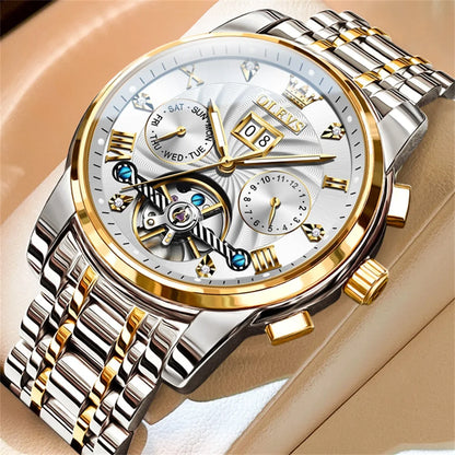 OLEVS 9910 Tourbillon Automatic Watch - OLEVS