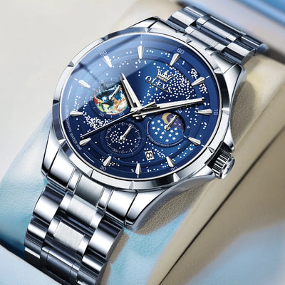 OELVS 5538 Chronograph Starry Sky - OLEVS