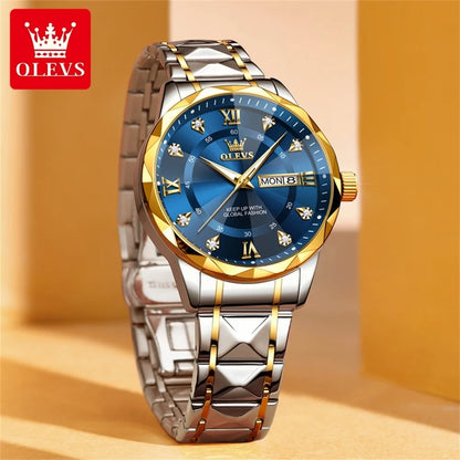 OLEVS 5609 Mens Watch Original Quartz - OLEVS
