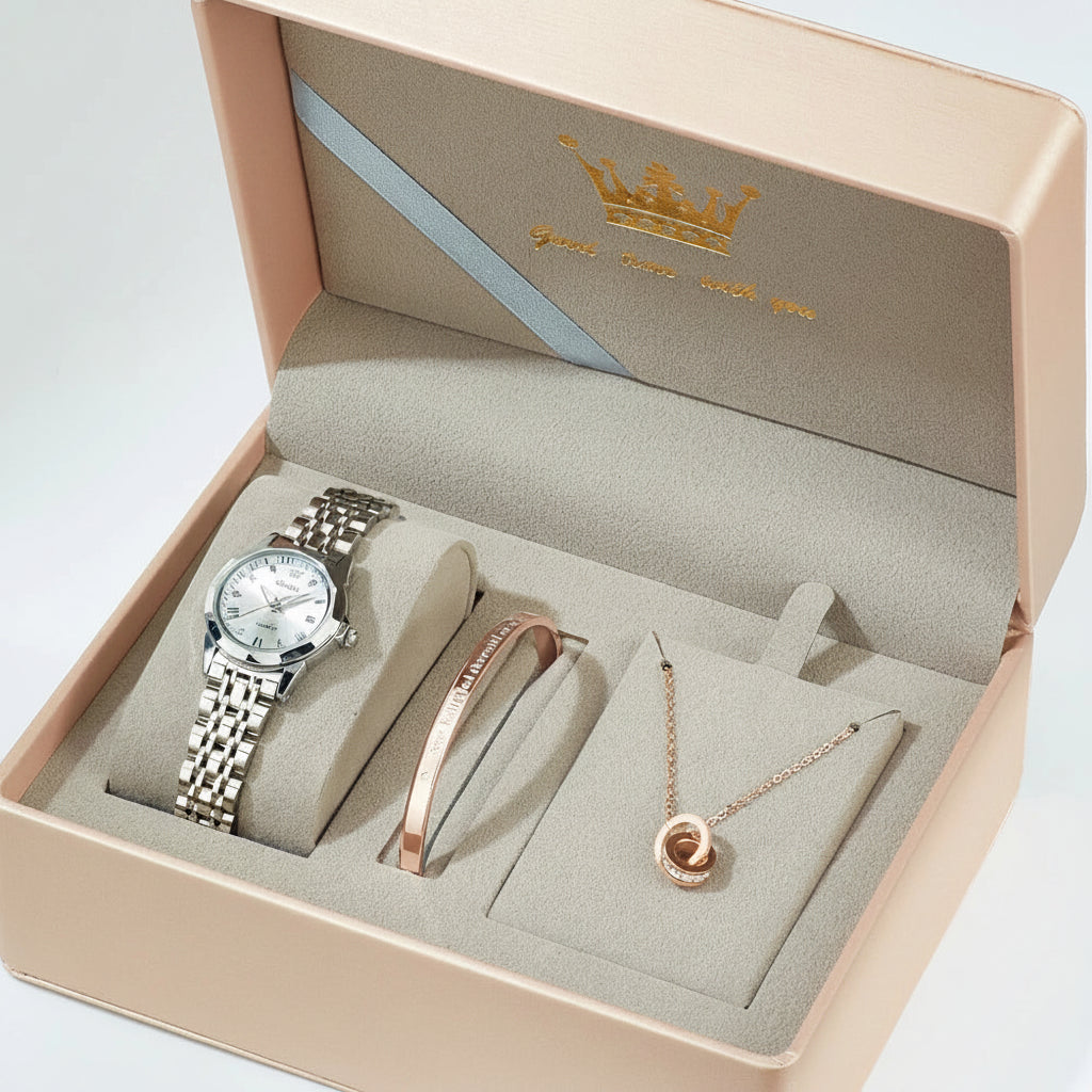 OLEVS 9931 Luxury Diamond Quartz Watch For Women - OLEVS