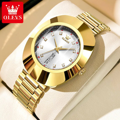 OLEVS 7017 Women's Luxury Diamond Accents Quartz Watch - OLEVS
