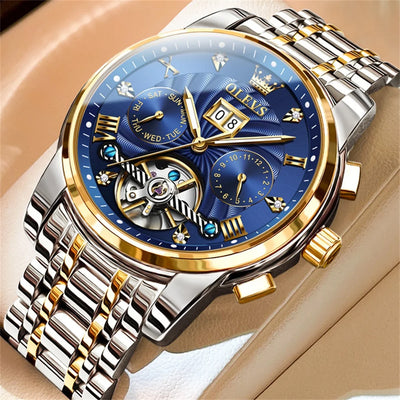 OLEVS 9910 Tourbillon Automatic Watch - OLEVS