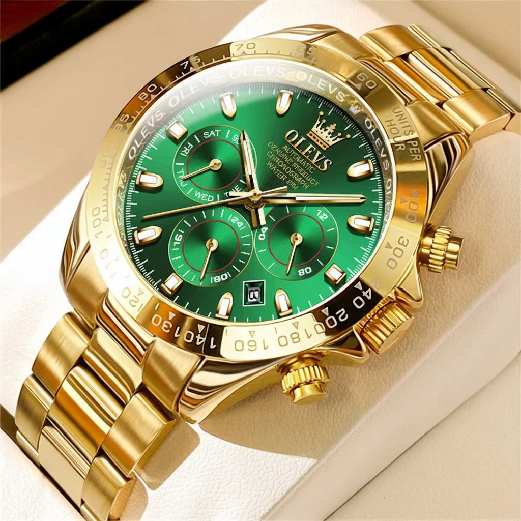 OLEVS 6638 Men's Automatic Mechanical Stainless Steel Watch OLEVS