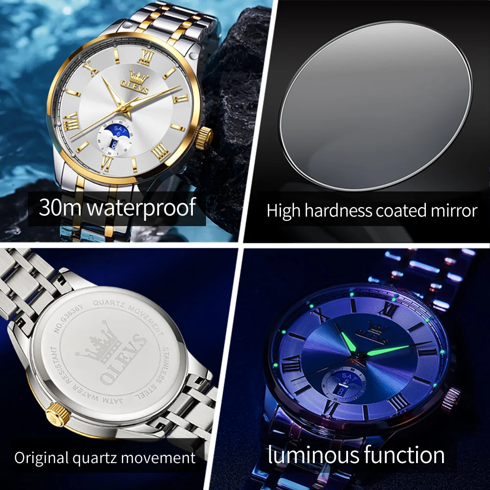 OLEVS 3638 Mens Quartz Watch