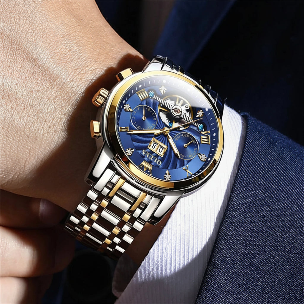 OLEVS 9910 Tourbillon Automatic Watch - OLEVS