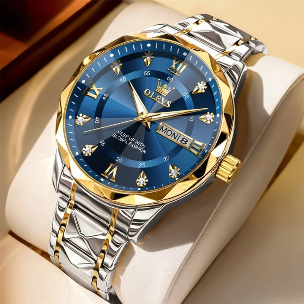 OLEVS 5609 Mens Watch Original Quartz - OLEVS