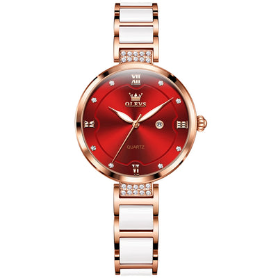 OLEVS 5589 Ceramic Ladies Watch