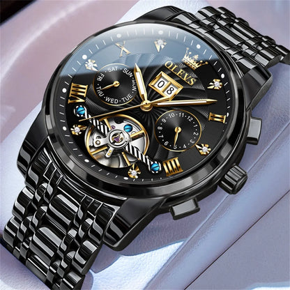 OLEVS 9910 Tourbillon Automatic Watch - OLEVS