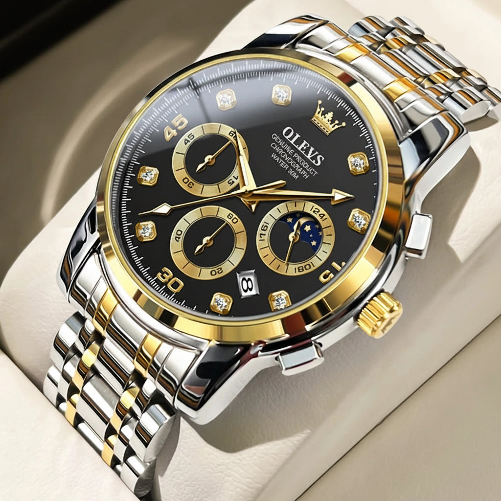 OLEVS 2889 Moon Phase Watch