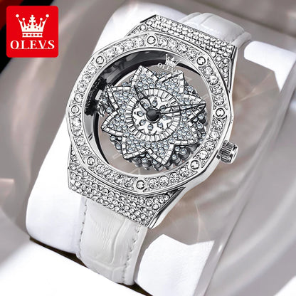 OLEVS 9996 Butterfly Luxury Quartz Watch For Women - OLEVS