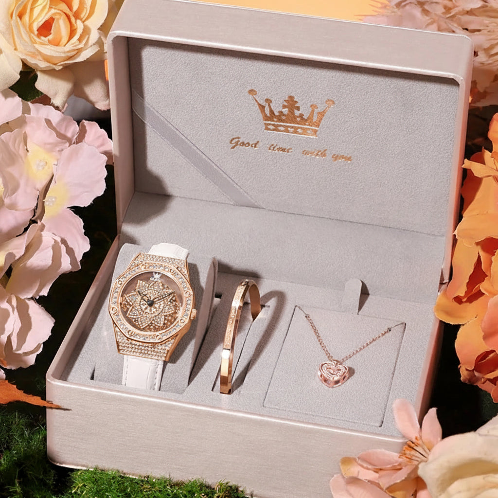 OLEVS 9996 Butterfly Luxury Quartz Watch For Women - OLEVS