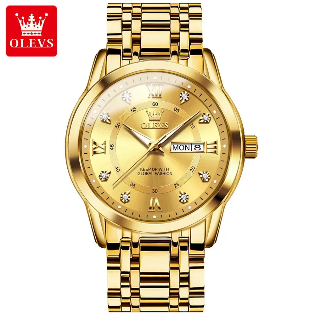 OLEVS 5513 Luxury Quartz Watch - OLEVS