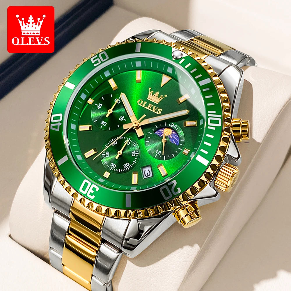 OLEVS 2870 Chronograph Quartz Mens Watch OLEVS