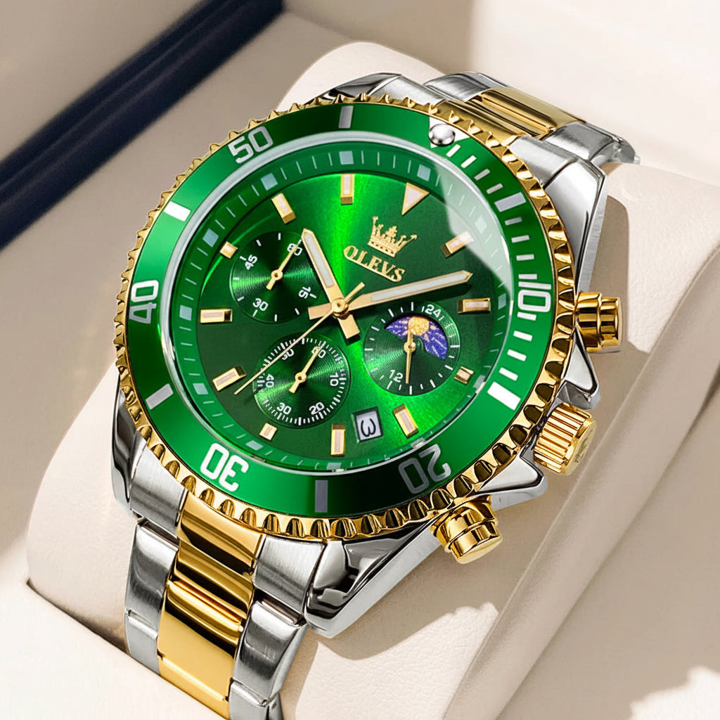 OLEVS 2870 Chronograph Quartz Mens Watch OLEVS