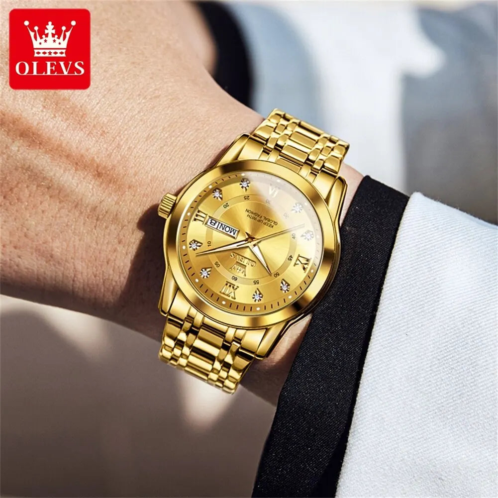 OLEVS 5513 Luxury Quartz Watch - OLEVS