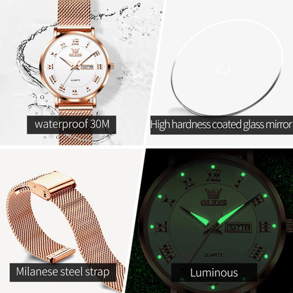 OLEVS 2920 Women's Watch Top Quality Stainless Steel - OLEVS