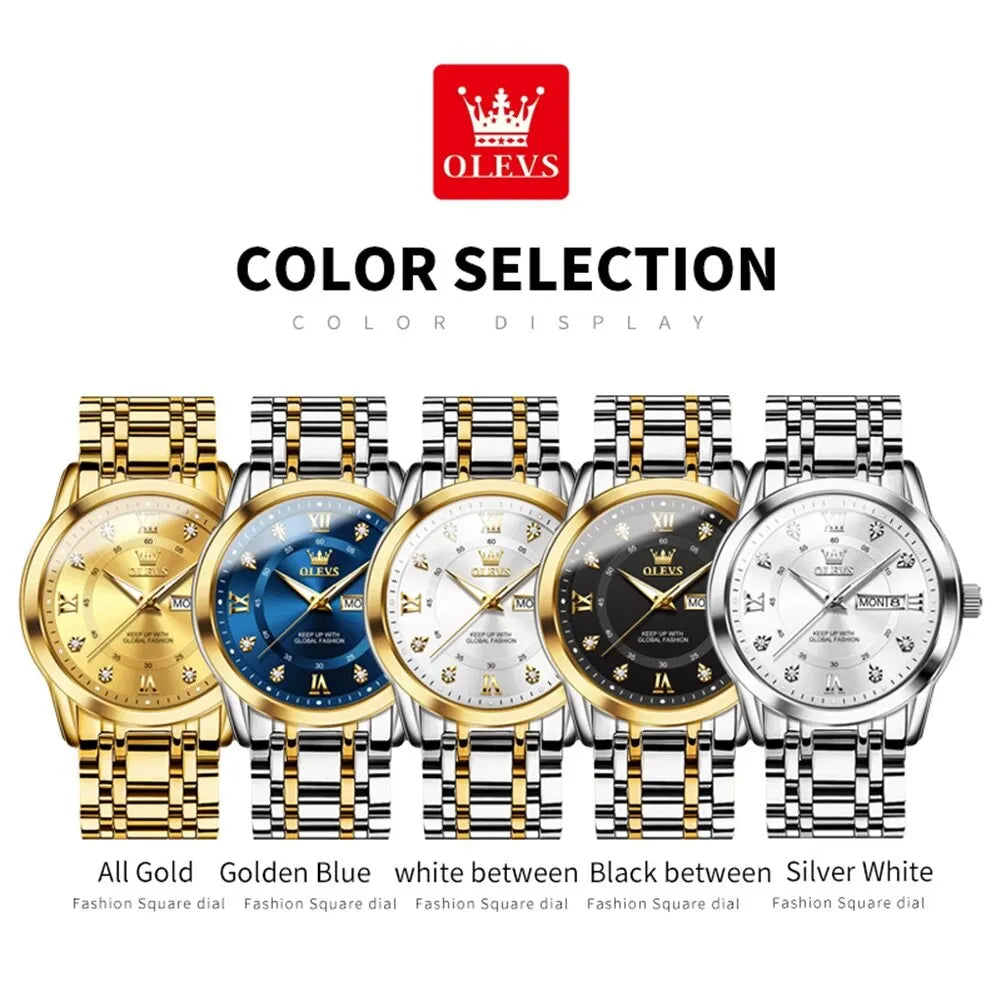 OLEVS 5513 Luxury Quartz Watch - OLEVS