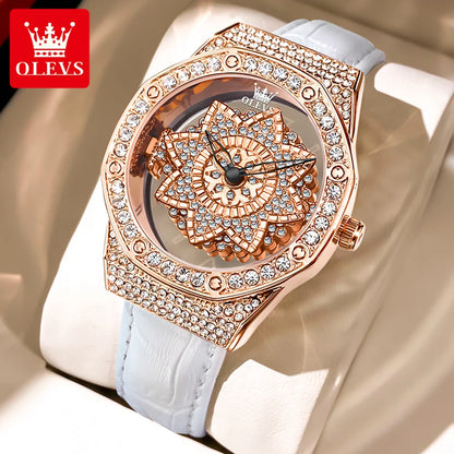 OLEVS 9996 Butterfly Luxury Quartz Watch For Women - OLEVS