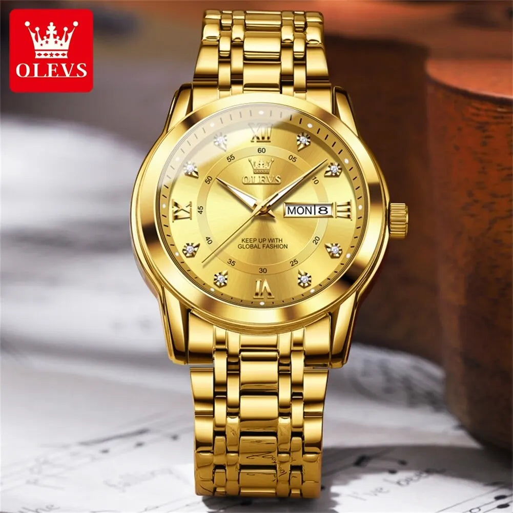 OLEVS 5513 Luxury Quartz Watch - OLEVS